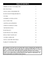 Preview for 2 page of Solas-Nua FS-16N RV Installation & Operation Manual