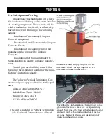 Предварительный просмотр 11 страницы Solas FIN-36N Installation & Operation Manual