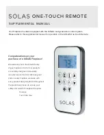 Solas One-Touch Remote Supplemental Manual preview