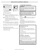 Preview for 10 page of Solas One-Touch Remote Supplemental Manual