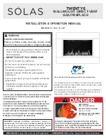 Preview for 1 page of Solas TWENTY6 ST-26N Installation & Operation Manual