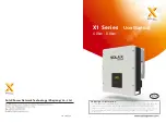 SolaX Power X1-6.0-T-D User Manual preview