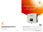 SolaX Power X1-Hybrid G4 Series User Manual preview