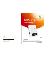 SolaX Power ZDNY Series User Manual preview