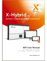 Предварительный просмотр 1 страницы Solax X-Hybrid User Manual