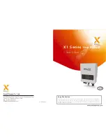 Предварительный просмотр 2 страницы Solax X1-1.1-S-D User Manual