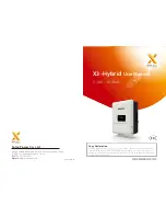 Предварительный просмотр 1 страницы Solax X3-Hybrid User Manual