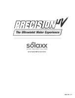 Предварительный просмотр 12 страницы Solaxx Precision UV Installation And Operating Instructions Manual