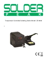 SOLDER PEAK ZD-8936 Manual preview