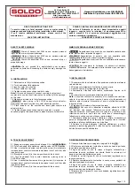 Preview for 1 page of Soldo Controls IOM-RD00-03 Installation & Operation Manual