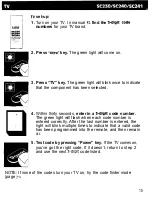 Preview for 4 page of Sole Control Remotes SC230 User Manual