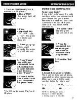 Preview for 10 page of Sole Control Remotes SC230 User Manual