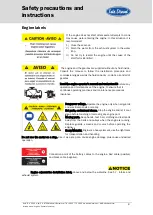 Предварительный просмотр 8 страницы Sole Diesel MINI-103 Operator'S Manual