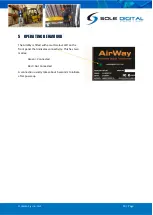 Preview for 14 page of Sole Digital AirWay AWT100 Installation And User Manual