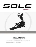 Sole Fitness 16608600980 Owner'S Manual preview