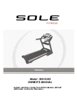 Sole Fitness 16810385 Owner'S Manual preview