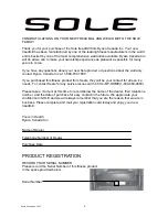 Preview for 3 page of Sole Fitness 16810385 Owner'S Manual