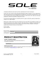 Предварительный просмотр 3 страницы Sole Fitness E95 Elliptical Owner'S Manual