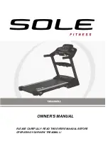 Sole Fitness F85 Owner'S Manual preview