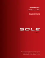 Sole Fitness LCR Fitness Bike Owner'S Manual preview