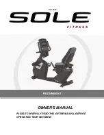 Sole Fitness SOL0039 Owner'S Manual preview