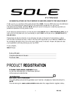 Предварительный просмотр 5 страницы Sole Fitness SRV0 Owner'S Manual