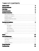 Preview for 2 page of Sole Gourmet OR-2401 Installation And Parts