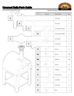 Preview for 2 page of Sole Gourmet SOITALIA2424 Assembly & Parts List