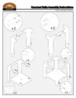 Preview for 3 page of Sole Gourmet SOITALIA2424 Assembly & Parts List