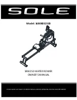 SOLE 16808032500 Owner'S Manual preview