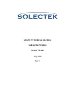 Solectek SKYWAY-MOBILE Series User Manual preview