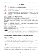 Preview for 8 page of Solectria Renewables PVI 3000 Installation And Operation Manual