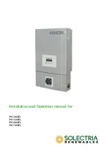 Предварительный просмотр 1 страницы Solectria Renewables PVI 3800TL Installation And Operation Manual