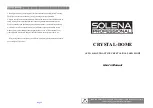 Solena CRYSTAL-DOME User Manual предпросмотр