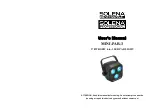 Solena MINI-PAR-3 User Manual предпросмотр