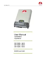 Preview for 1 page of SOLEOS OXYGEN 3400 User Manual