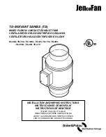 Предварительный просмотр 1 страницы Soler & Palau TD-125 Installation Instructions Manual