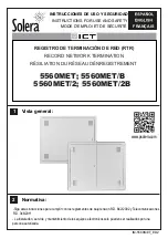 Предварительный просмотр 1 страницы Solera 5560MET Instructions For Use And Safety