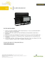 Solera SL-SMFL-10W-40K-BK-G1 Instructions preview