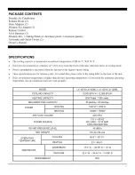 Preview for 3 page of Soleus Air 000/12 - BTU Multi-Room Heat/Cool Room Air Conditioner Operating Instructions Manual