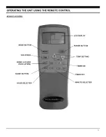 Preview for 11 page of Soleus Air 000/12 - BTU Multi-Room Heat/Cool Room Air Conditioner Operating Instructions Manual