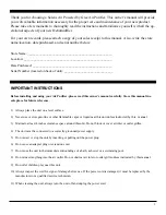 Preview for 2 page of Soleus Air AH1-CC-01 Operating Instructions Manual