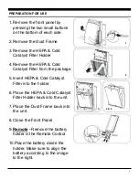 Preview for 5 page of Soleus Air AH1-CC-01 Operating Instructions Manual