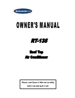 Soleus Air air-condition Owner'S Manual предпросмотр