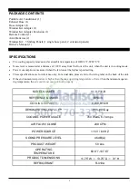 Preview for 3 page of Soleus Air BPB08 Operating Instructions Manual