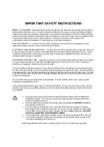 Preview for 3 page of Soleus Air CFM-25E User Manual