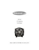 Предварительный просмотр 1 страницы Soleus Air FTY-30 User Manual