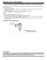 Предварительный просмотр 4 страницы Soleus Air GB-TTW-10ESE Operating Instructions Manual