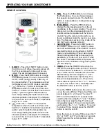 Предварительный просмотр 12 страницы Soleus Air GB-WAC-06ESE-C Operating Instructions Manual