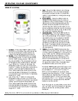 Предварительный просмотр 12 страницы Soleus Air GM-WAC-10ESE-C Operating Instructions Manual